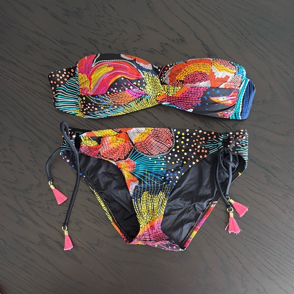 la blanca sunlit soiree bandeau bikini - Picture 5 of 9